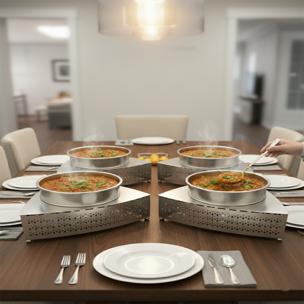 سخان طعام معدني بتصميم هندسي 5لتر