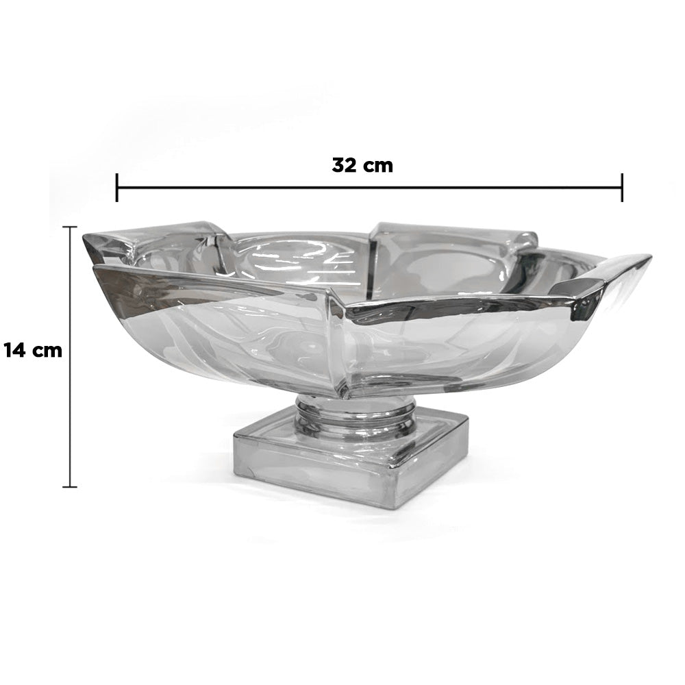 وعاء فواكه من الكريستال