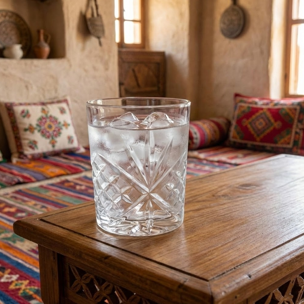 طقم اكواب زجاجية 6 قطع