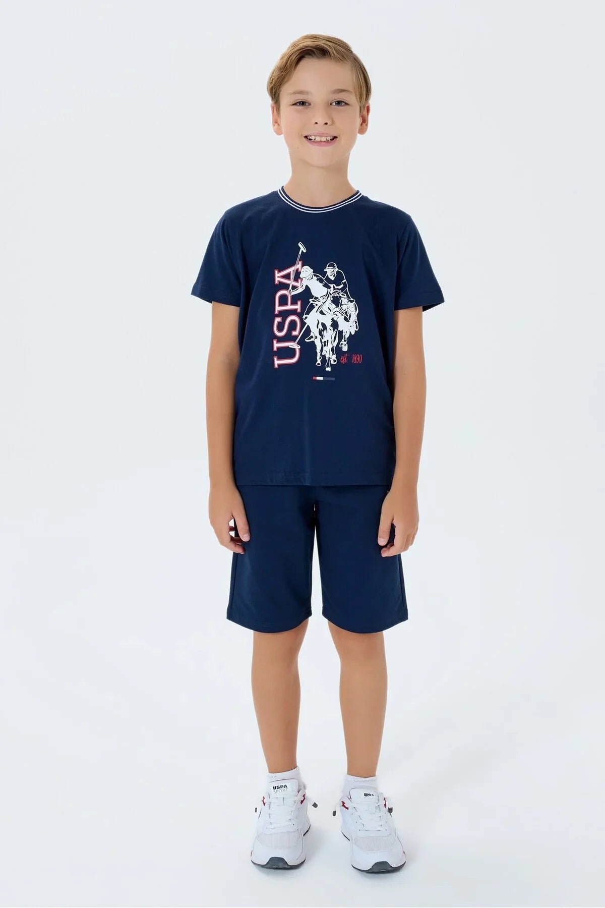 طقم اطفال ولادي U.S POLO