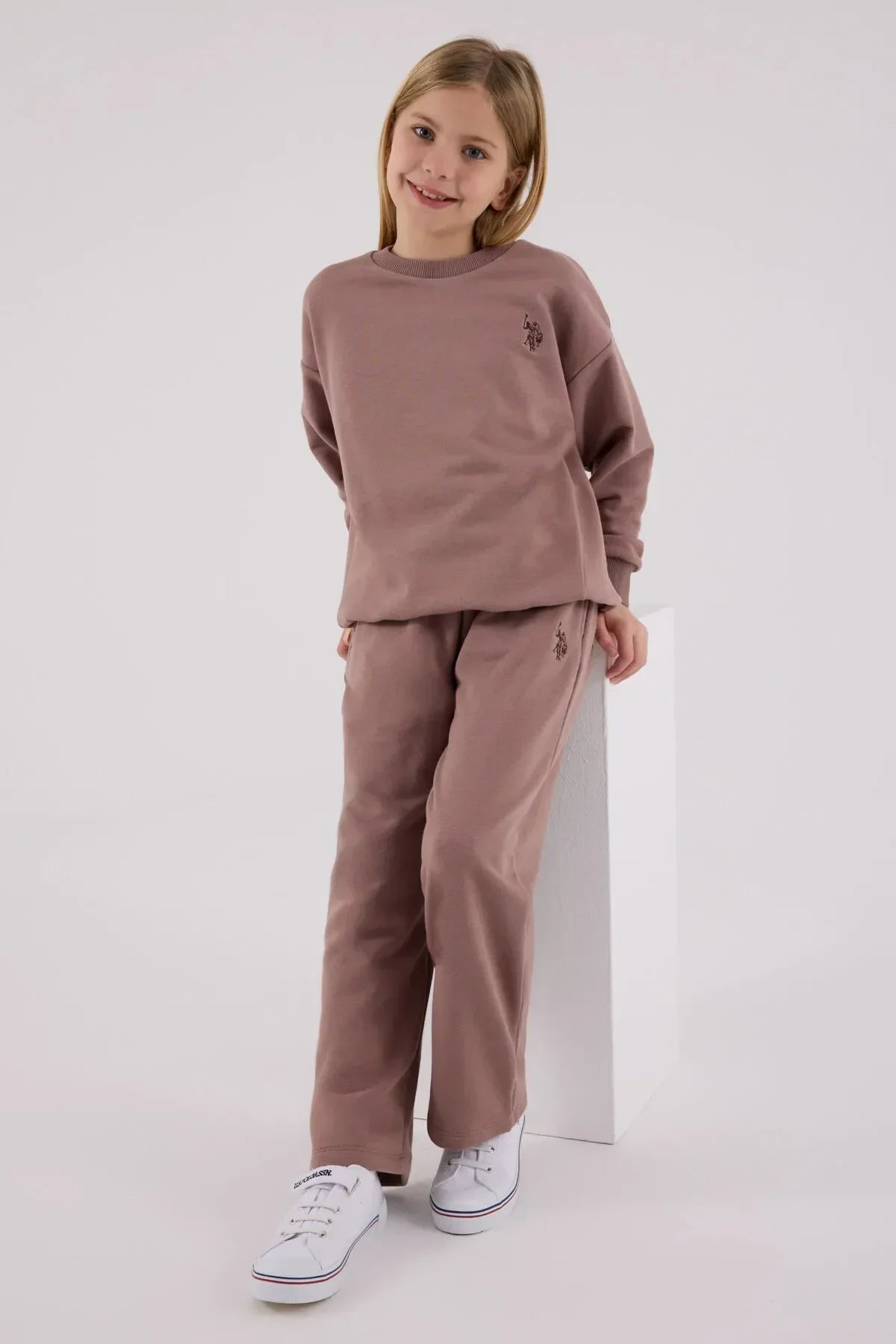 طقم ولادي بناتي U.S POLO