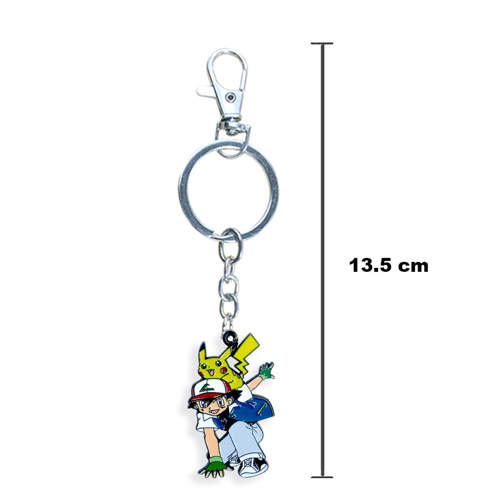 سلسلة مفاتيح بتصميم بوكيمون آش وبيكاتشو