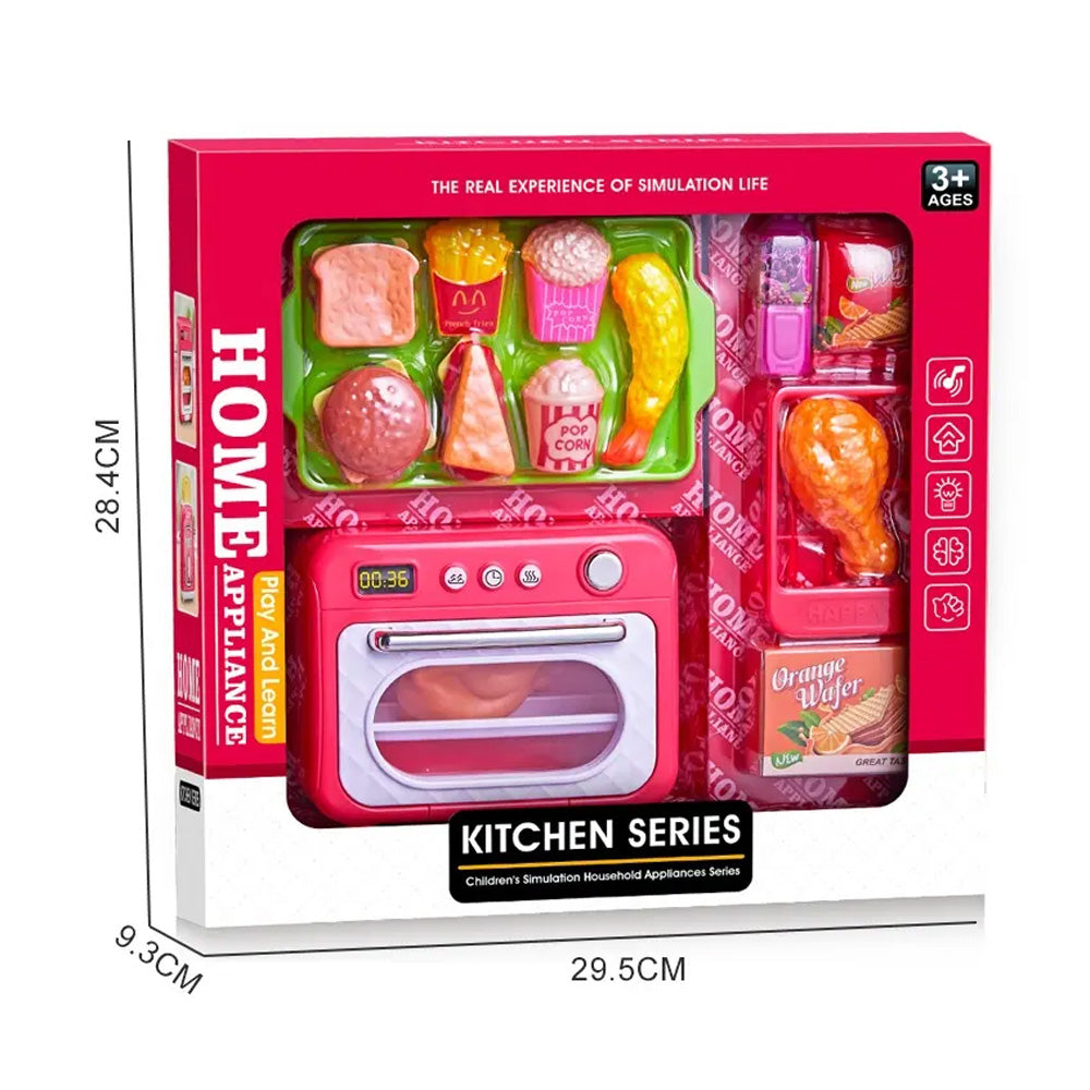 لعبة مطبخ صغيرة مع ميكروويف