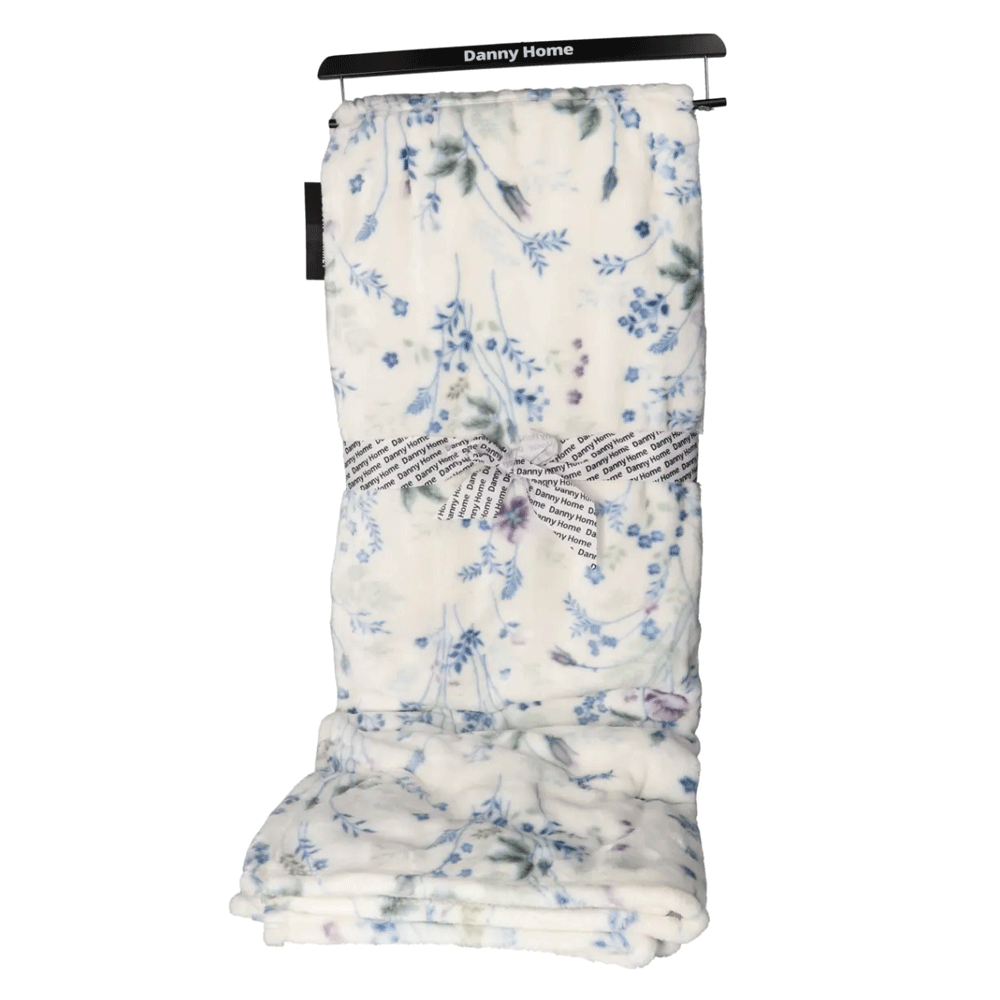 بطانية قطيفة ناعمة رسمه الورد