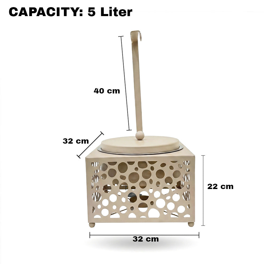 سخان طعام 5/3 لتر مع حامل