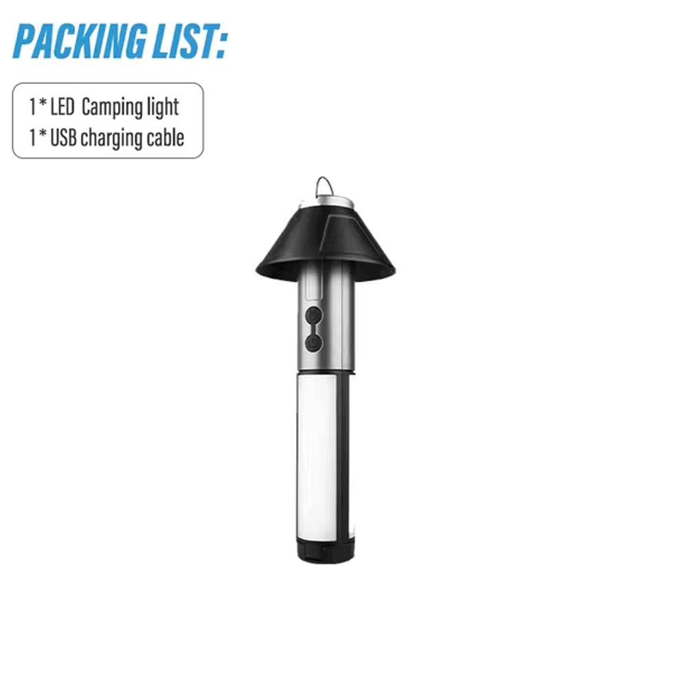 مصباح تخييم يدوي متعدد الوظائف