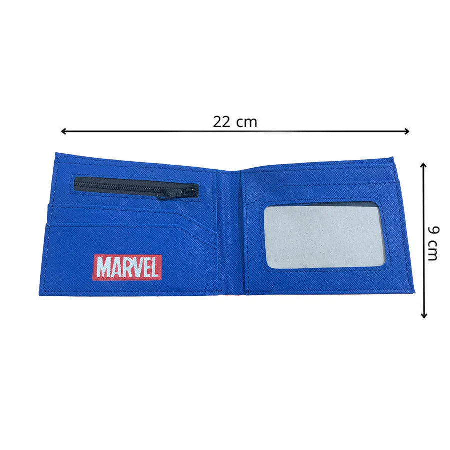 محفظة جلد مطبوعة موديل سبايدرمان