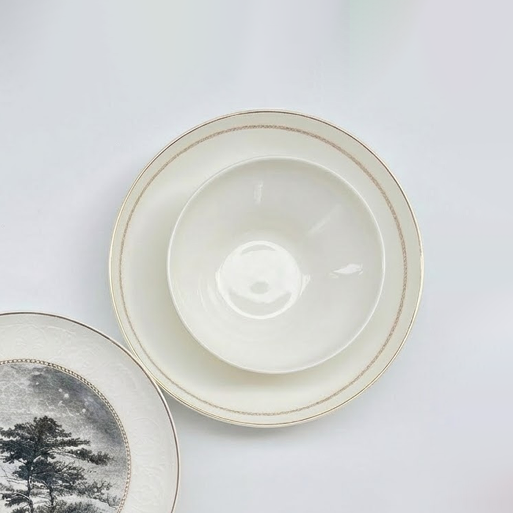 طقم أطباق مائدة فاخر 24 قطعة