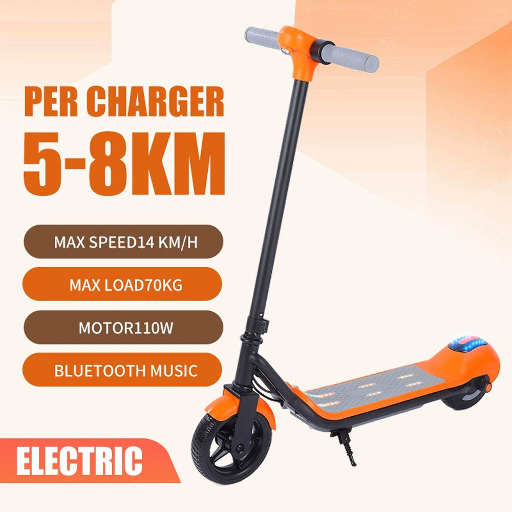 سكوتر قابل للطي في الهواء الطلق مع أضواء ملونة