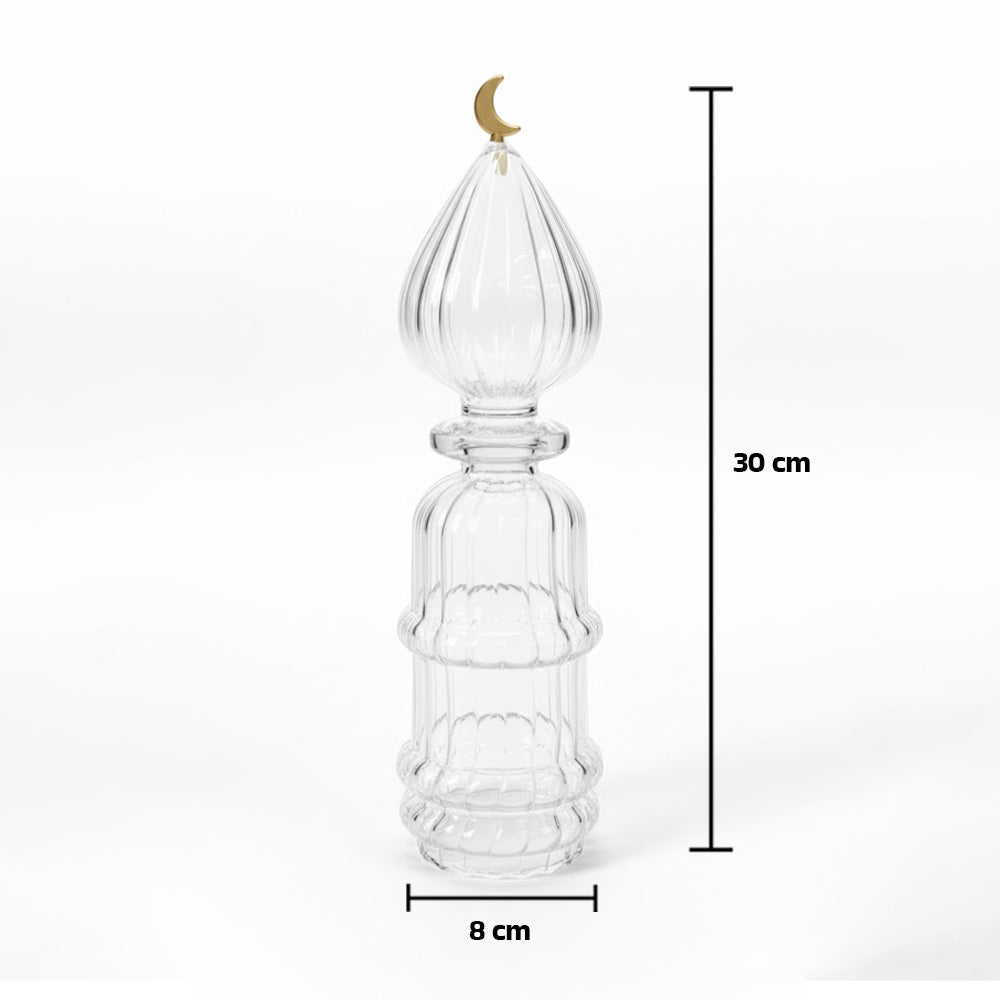 زينة زجاجية مضلعة