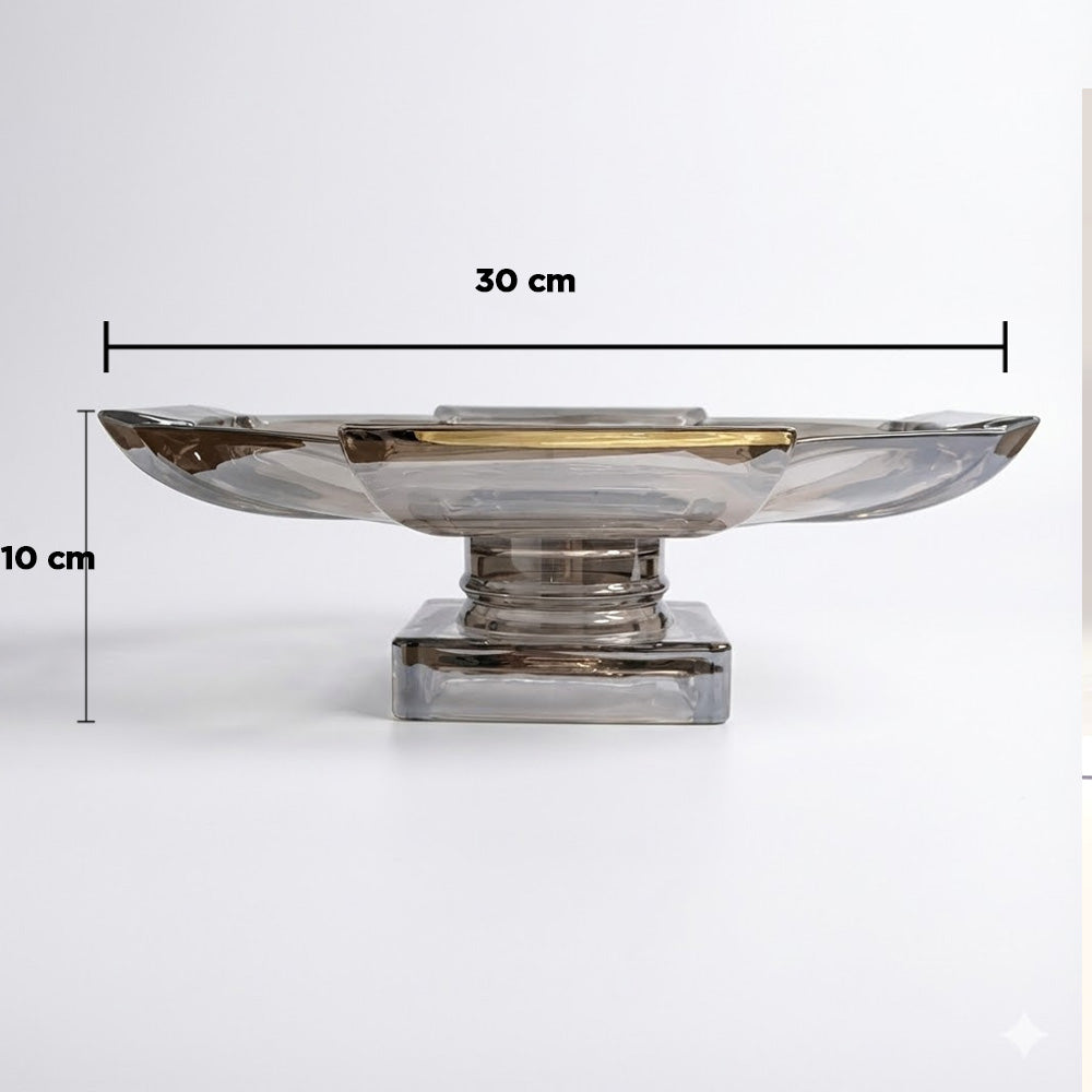 وعاء فاكهة كريستال