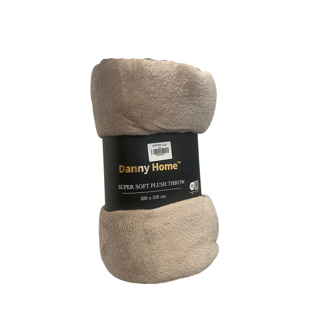 بطانية قطيفة فاخرة ناعمة سادة 150 سم