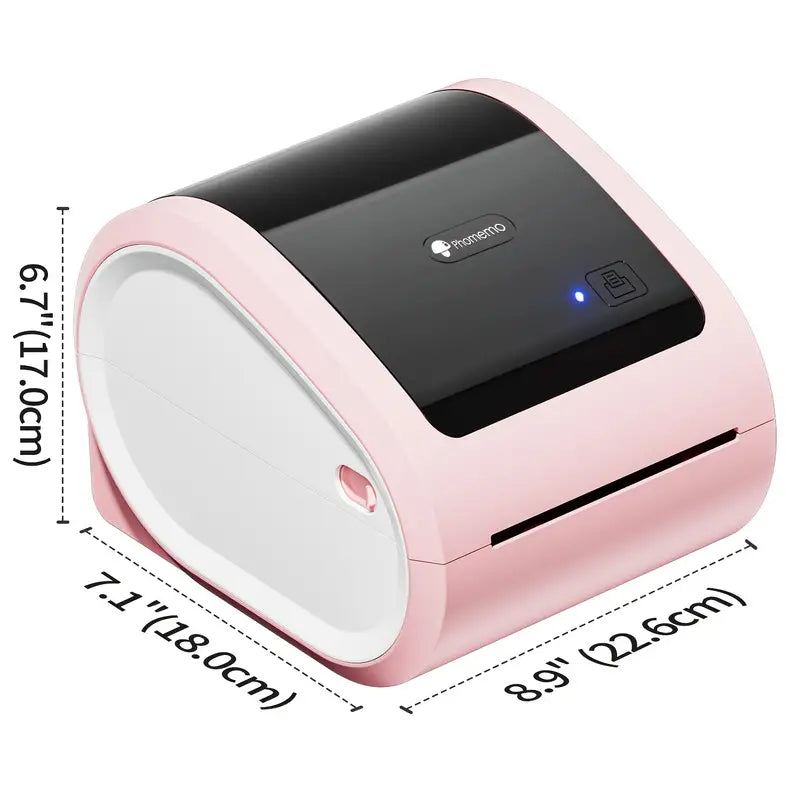 طابعة حرارية لملصقات الشحن / وردي