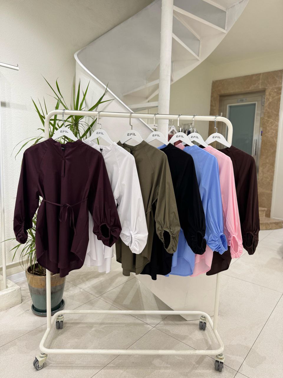 قميص نسائي كم منفوخ