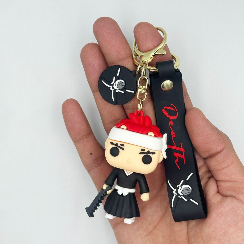Cartoon 3D Rubber Silicone Keychain