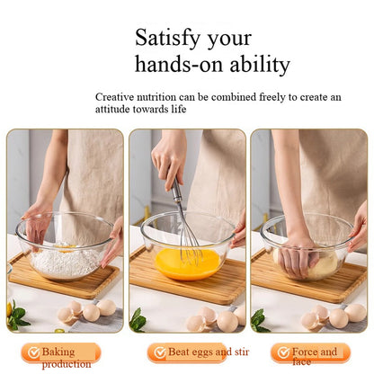 مجموعة أوعية زجاجية