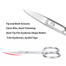 مقص تجميل دقيق منحني