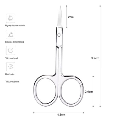 مقص تجميل دقيق منحني