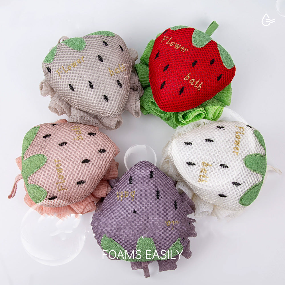 منشفة حمام مقشرة مزدوجة الجوانب