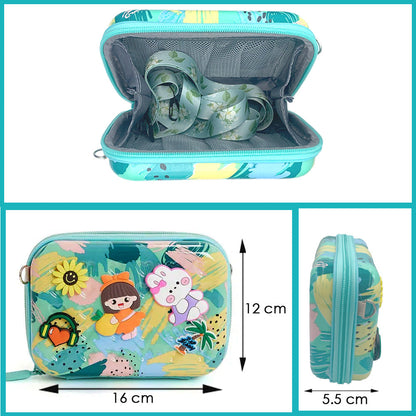 حقيبة كتف مطبوعة بسحّاب للأطفال