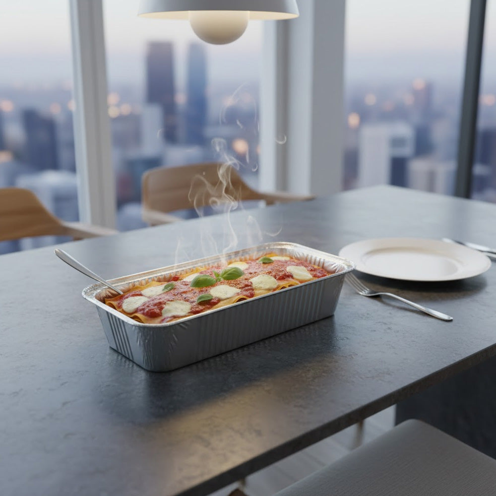 صواني خبز من رقائق الألومنيوم