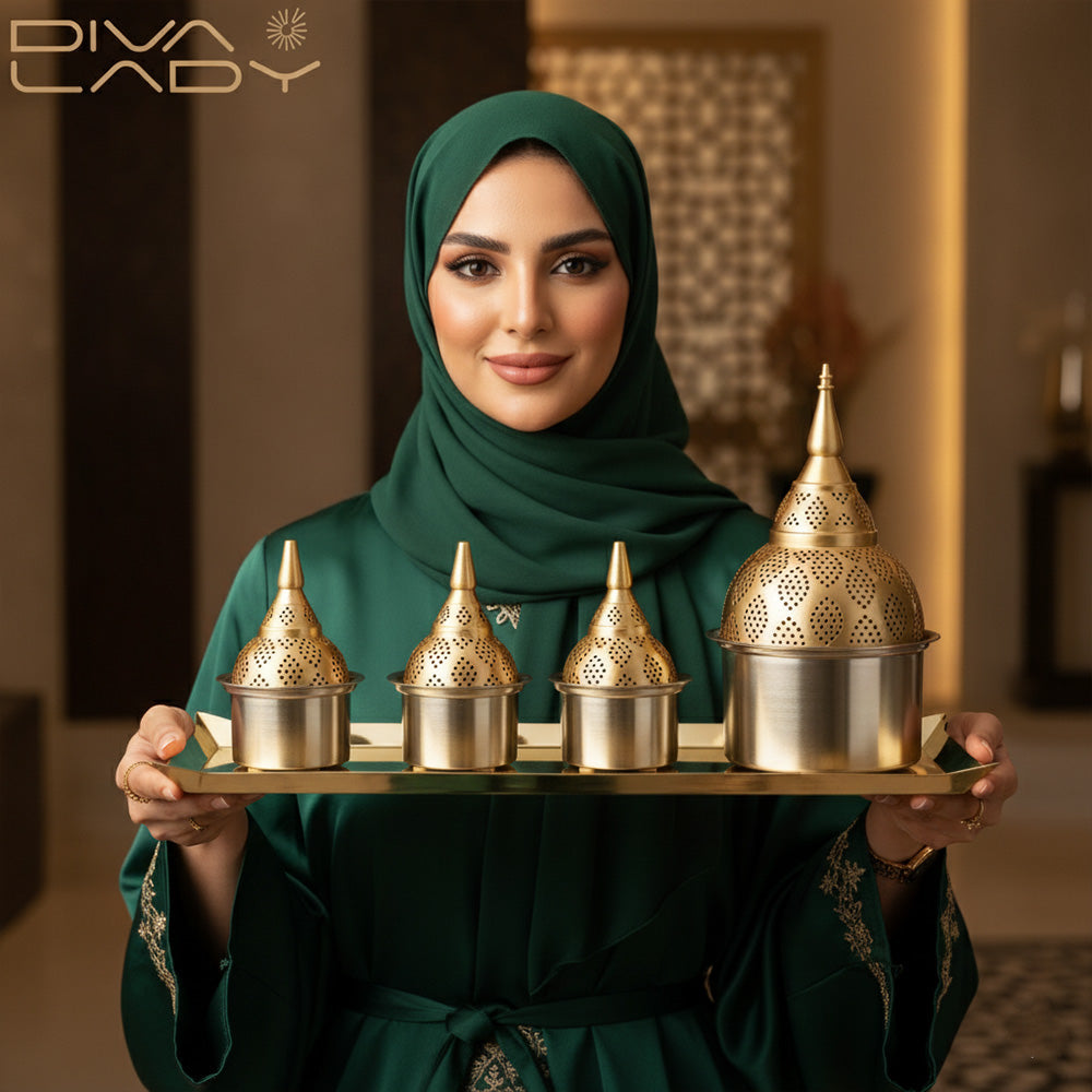 مجموعة تقديم ٤ اطباق