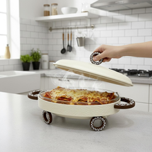 سخان طعام مع طبق زجاجي 3 لتر