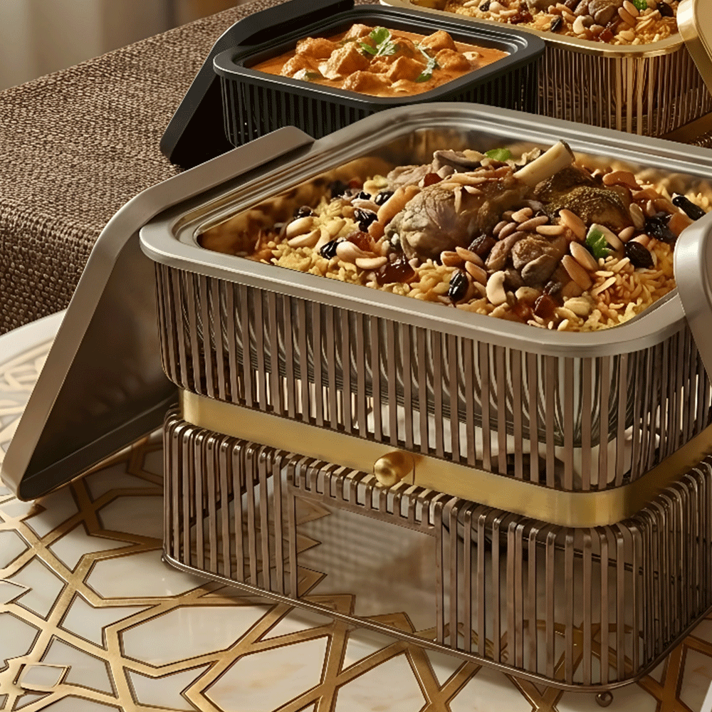 سخان طعام شبكي مربع