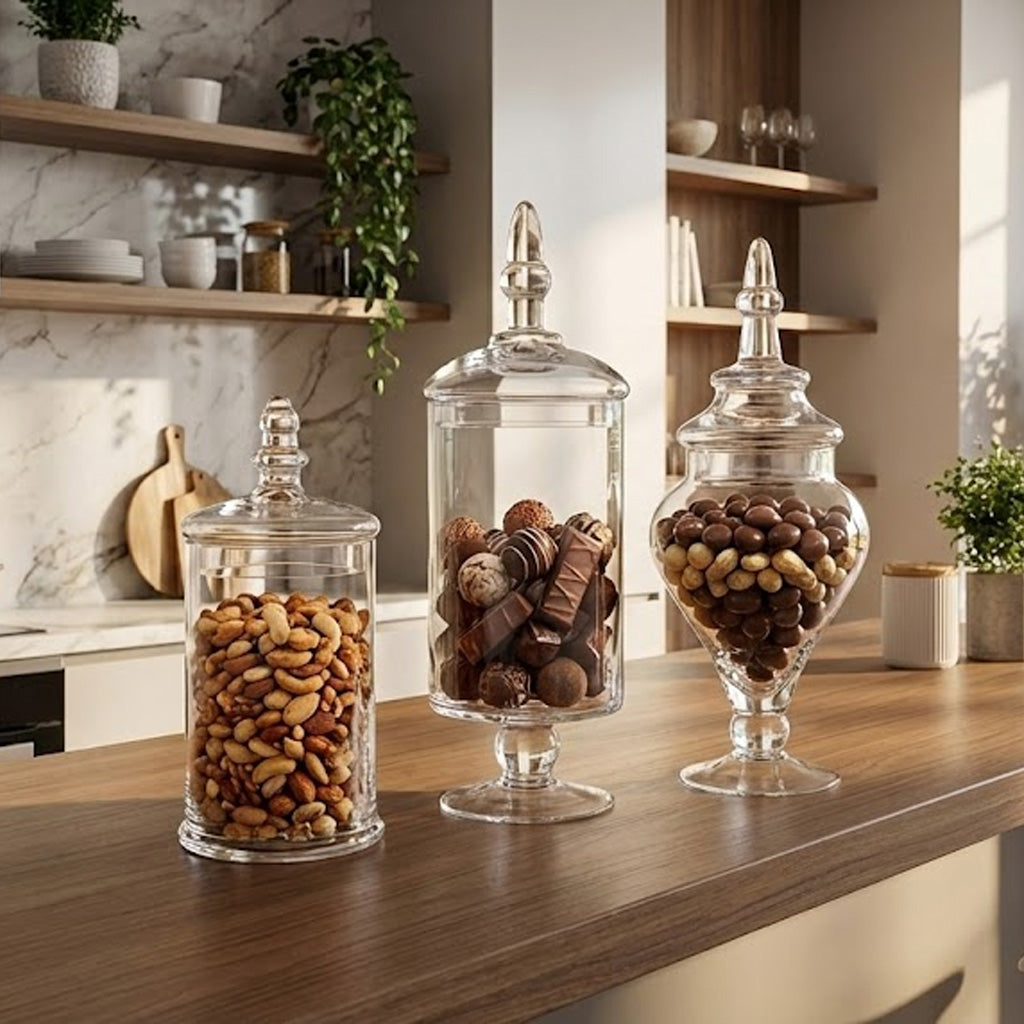 مجموعة برطمانات تخزين – 3 قطع