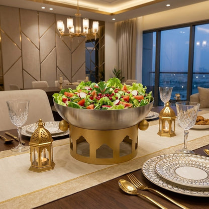 وعاء سلطة بقاعدة