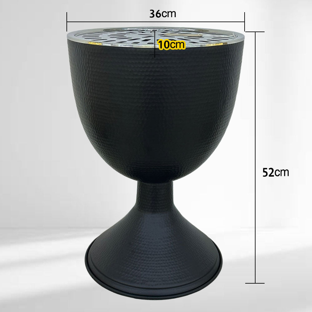 دوة و شواية معدنية على شكل كأس