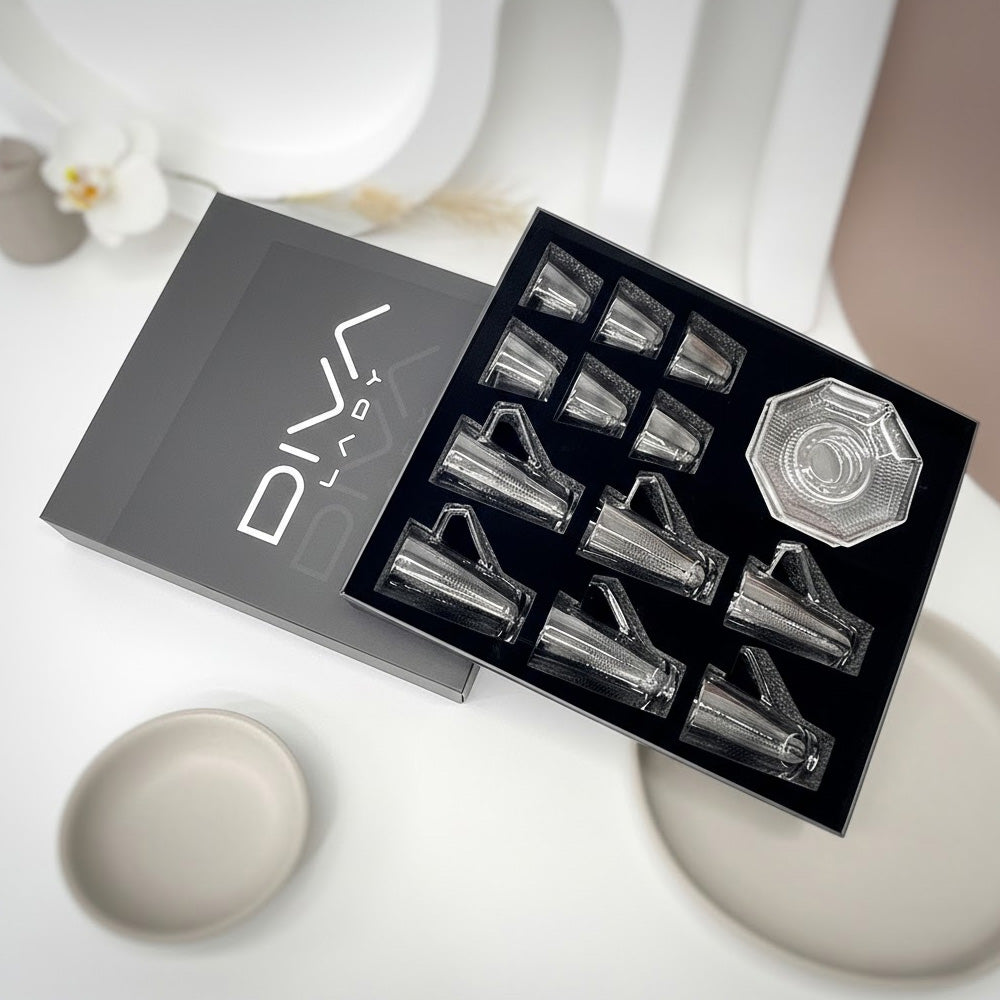 طقم استكانة وفنجان 18قطعة