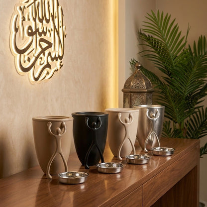 مبخرة بخور حديثة من الفولاذ