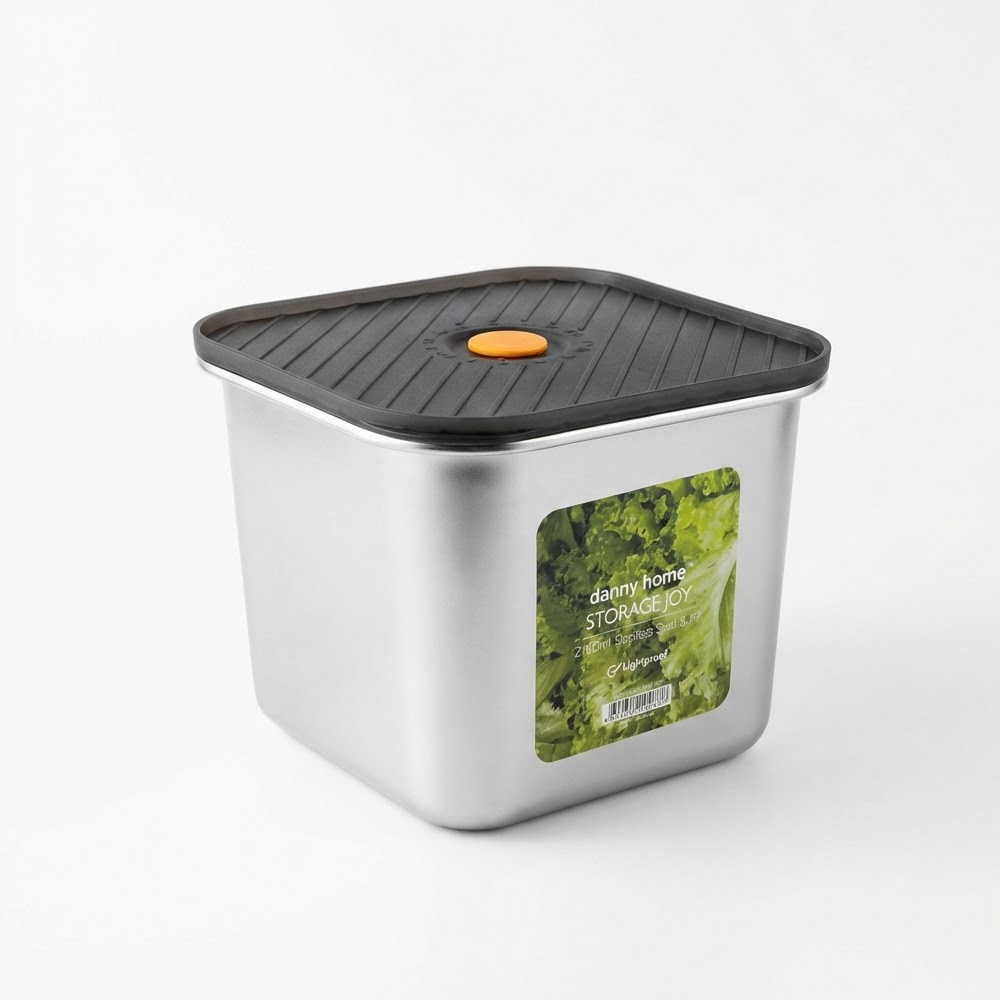 علبة حفظ الطعام من ستانلس ستيل