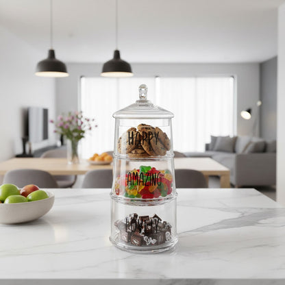 مرطبان زجاجي مستدير