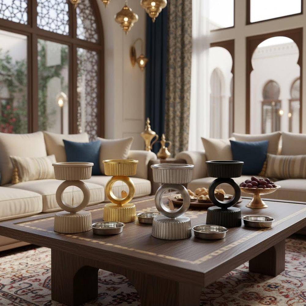 مبخرة من الفولاذ المنحوت