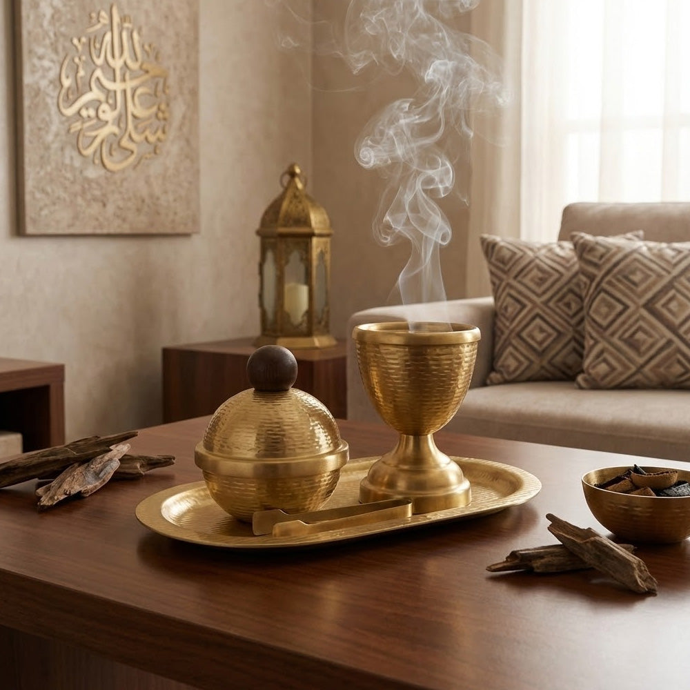 مجموعة مباخر - 4 قطع