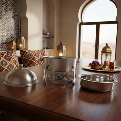 سخان طعام قبة من الفولاذ 3 لتر