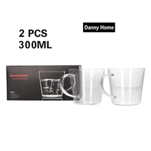 كوب مج زجاجي  بسيط