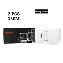 كوب مج زجاجي بيضوي