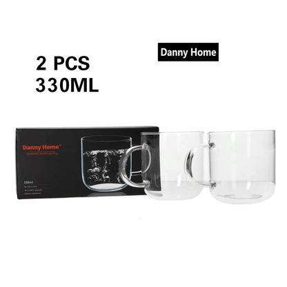 كوب مج زجاجي بيضوي