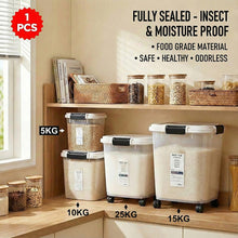 صناديق لتخزين الأرز والحبوب