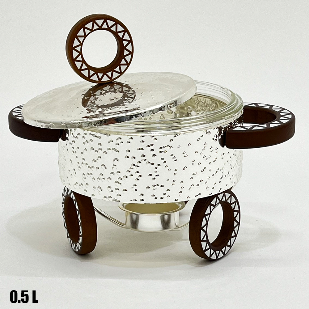 سخان طعام زجاجي صغير 0.5 لتر