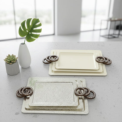 صواني معدنية 3 قطع