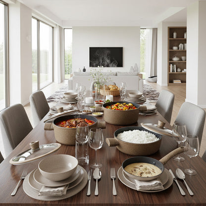 طقم طهي جرانيت فاخر١٠ قطع