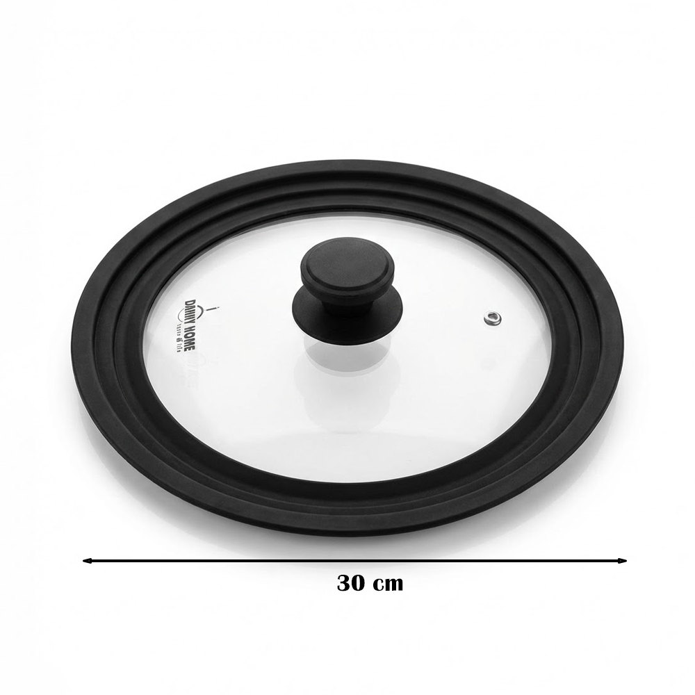 غطاء مقلاة زجاجي حراري