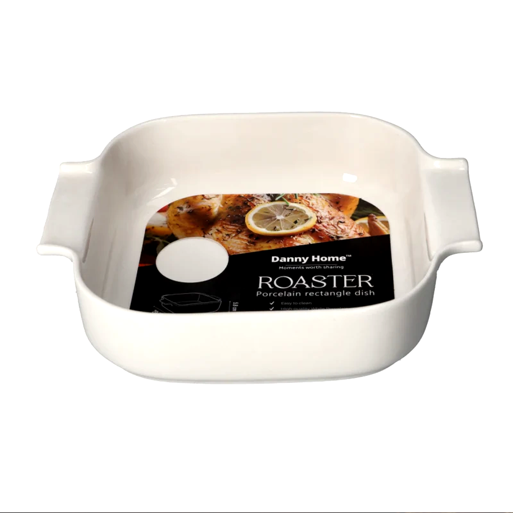 صينية فرن سيراميك مربعة