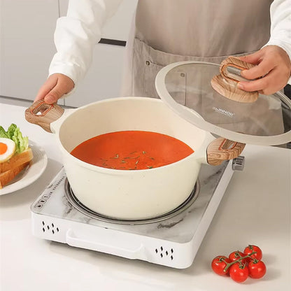 مجموعة أواني طهي من الجرانيت 15 قطعة