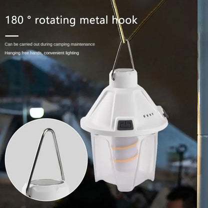 ‏فانوس تخييم LED قابل لإعادة الشحن 450