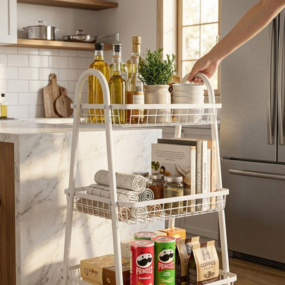 سلة تخزين بثلاثة أرفف